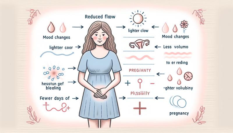 月經量變少是懷孕嗎？月經只來一點點是懷孕嗎？