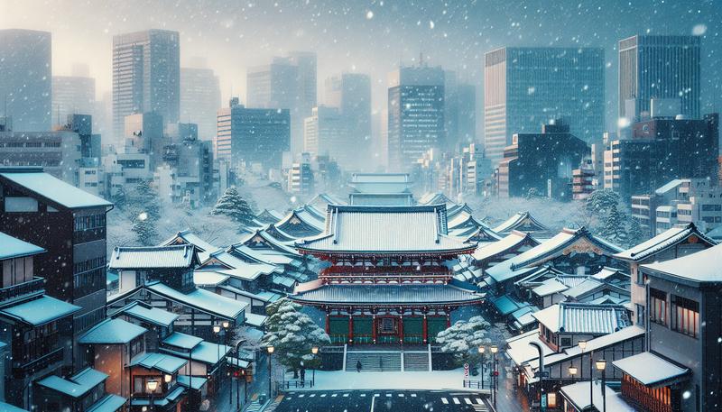 日本東京幾月下雪？東京1月底會下雪嗎？