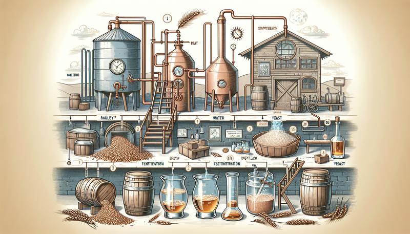 製作威士忌有哪些步驟？威士忌的三個主要成分是什麼？
